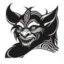 Troll tattoo design idea