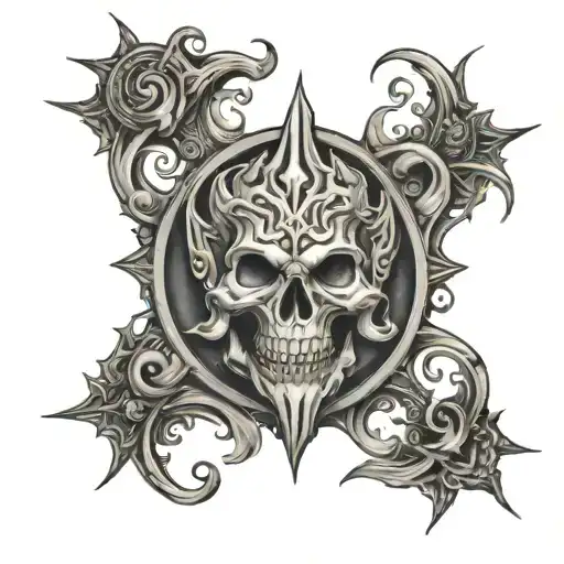 arcane tattoo design idea