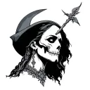 Saint Sinner tattoo design idea