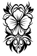 Five Leaf Clover tattoo design idea