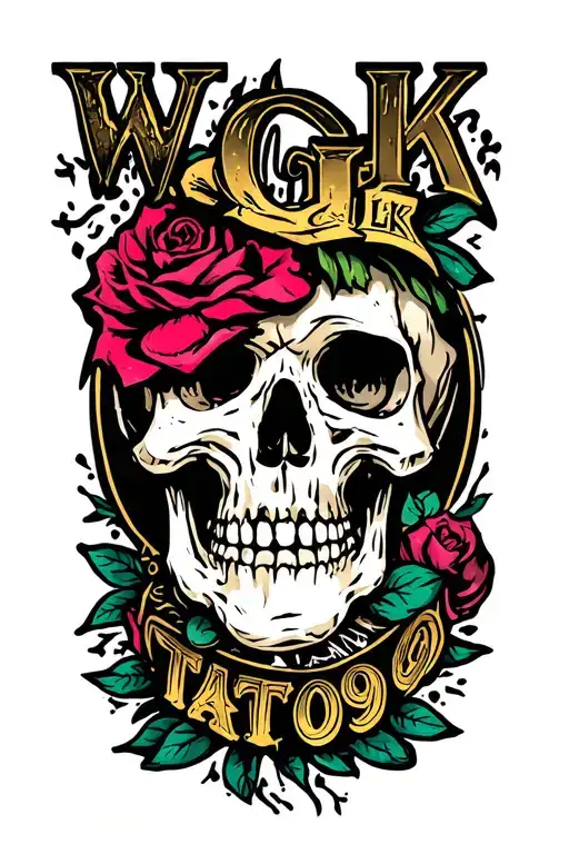 text WGK CLK Est. 9-11-99 tattoo design idea