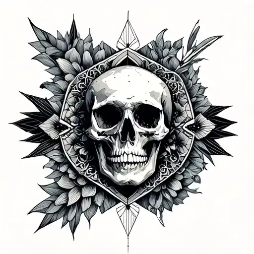 memento Mori Memento Vivere tattoo design idea