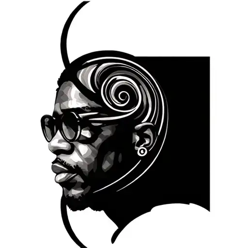 songs in the key of life album cover by stevie wonder, the actual circle and swirl tattoo design idea