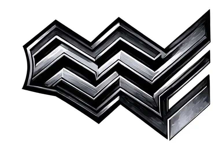 Chevy chevron symbol tattoo design idea