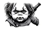 Chucky tattoo design idea