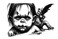 Chucky tattoo design idea