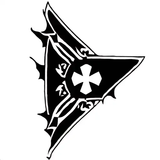 dominican Republic country outline tattoo design idea