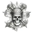 3 Percenter tattoo design idea