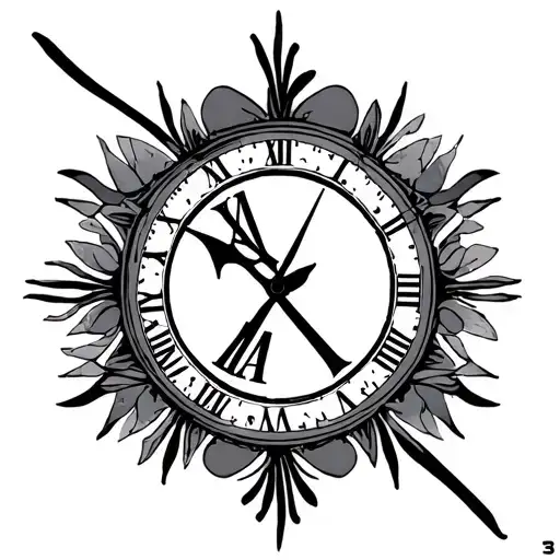 1995 In Roman Numerals tattoo design idea