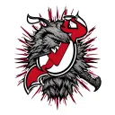 New Jersey devils tattoo design idea