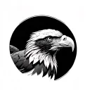 Wedge Tailed Eagle tattoo design idea