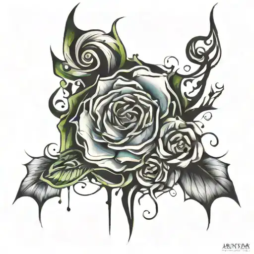 abstract to cover up scars The scars tattoo design idea