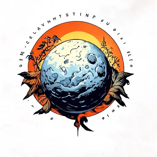 Sisyphus tattoo design idea