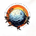 Sisyphus tattoo design idea