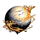 Sisyphus tattoo design idea