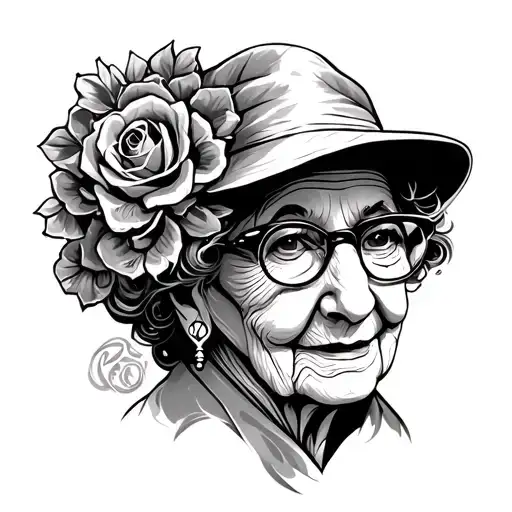 Rip Grandma tattoo design idea