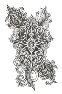 chrome hearts  tattoo design idea