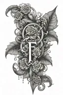 I want a tattoo, which has a meaning that I have been through a lot, to contain the OTF sign, to be something related to tattoo design idea