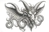 Gore Baphomet tattoo design idea