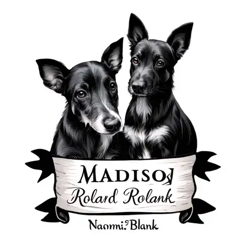 name of 4 grandchildren the names are Madison, Roland, Naomi and Blank.  tattoo design idea