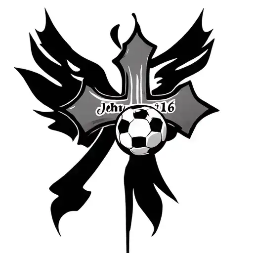 Cross tattoo john 3:16 soccer croatia and bosnia tattoo design idea