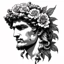 Dionysus tattoo design idea