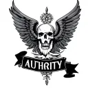 Authority tattoo design idea
