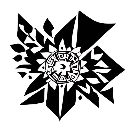 azteca tattoo design idea
