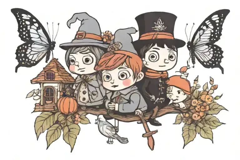 over the garden wall tattoo design idea