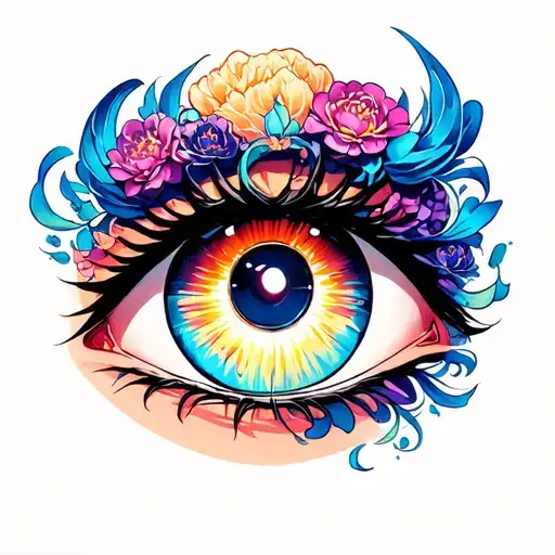 Sukuna and Gojo Satorus Eye tattoo design idea