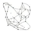 Gemini and Aries constellation intertwined tattoo design idea