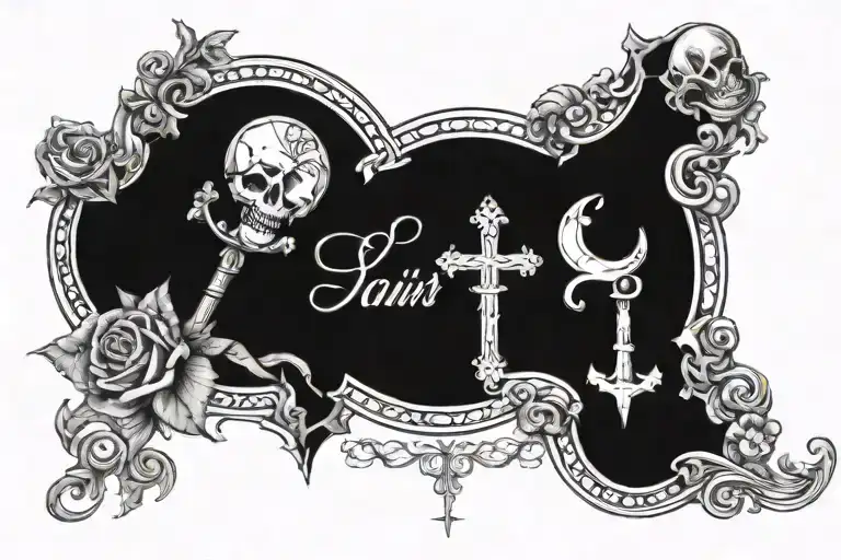 Every Saint Has A Past 1 Timothy 1:15 Every Sinner Has A Future John 3:16 tattoo design idea