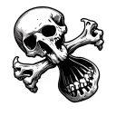 bone cancer tattoo design idea
