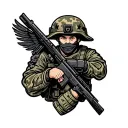 army and marine tattoo tattoo design idea