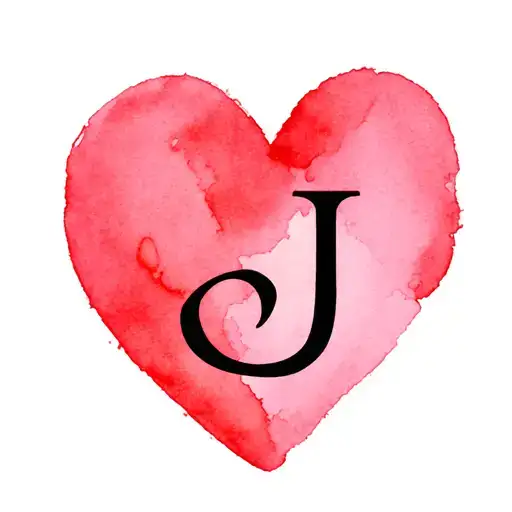 Initial j initial a initial e in a jigsaw autism heart add ladybird  tattoo design idea