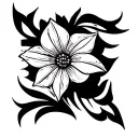 Diphylleia Grayi tattoo design idea