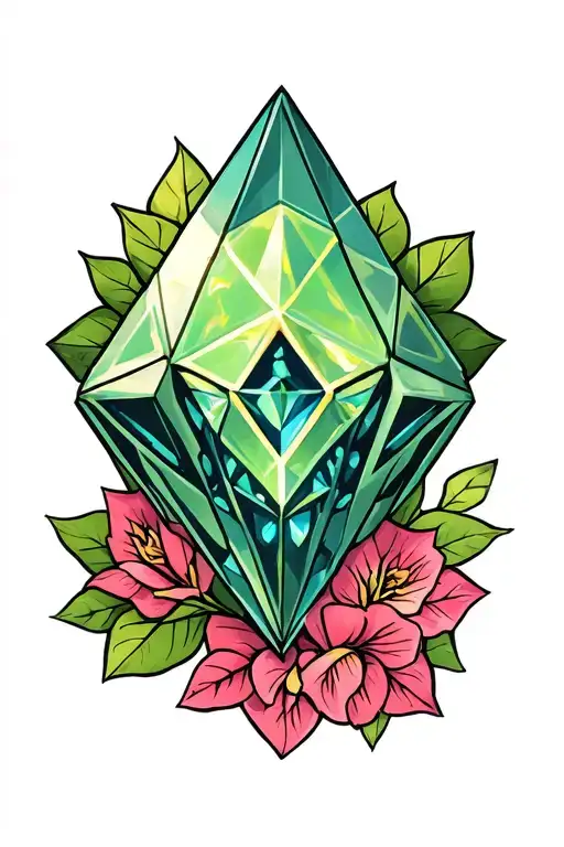 Sims 4 Plumbob tattoo design idea