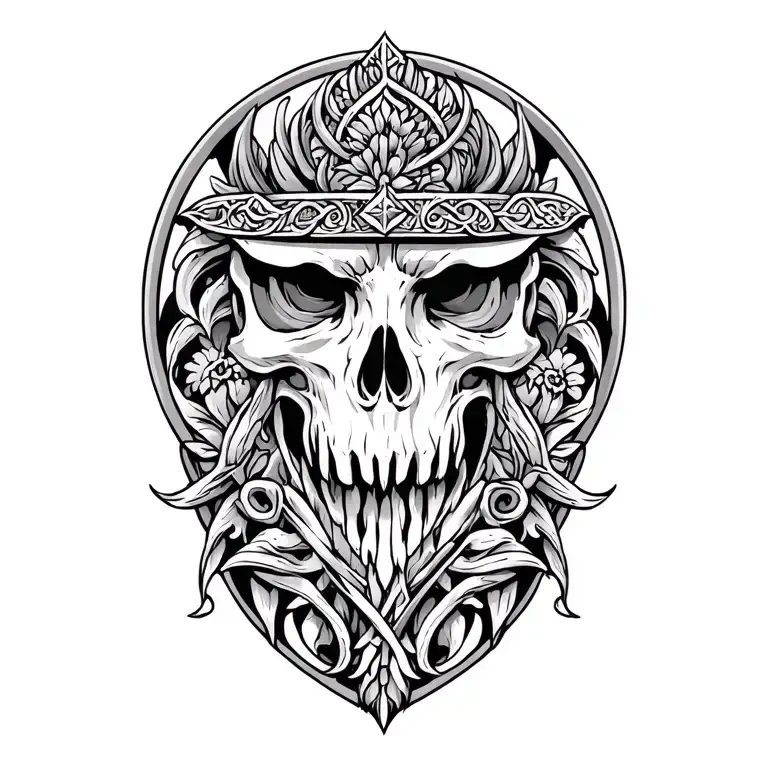 Anglo Saxon tattoo design idea