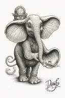 dumbo tattoo design idea