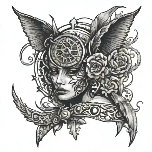 Submissive tattoo design idea