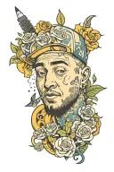 Mac Miller tattoo design idea