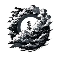 akatsuki clouds tattoo design idea
