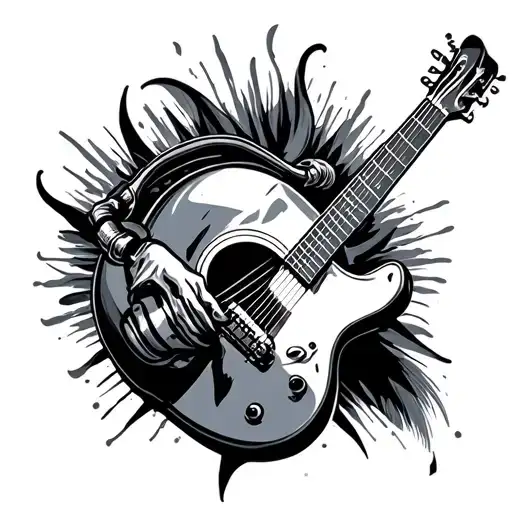 audio slave band tattoo design idea