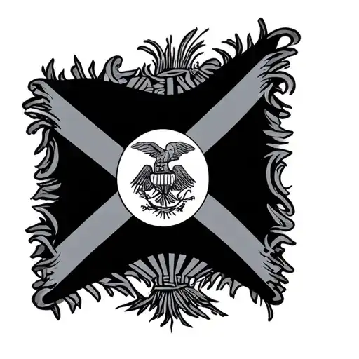 "VILLAROS" Northern Mariana Flag tattoo design idea