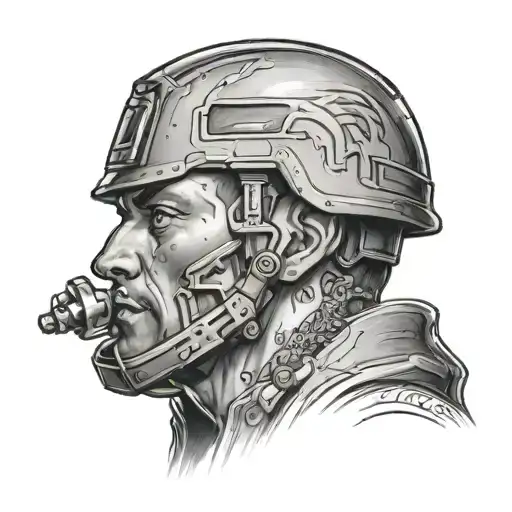 Create a tattoo of Dario with the Detroit-style “D” and the Atlanta-style “A”. I'm  tattoo design idea