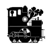 engine steam train tattoo design idea