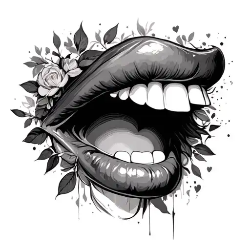 emotion with love and stress tattoo design idea