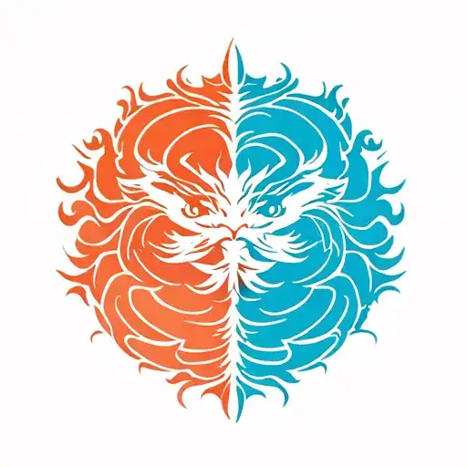 simple dragon tattoo tattoo design idea