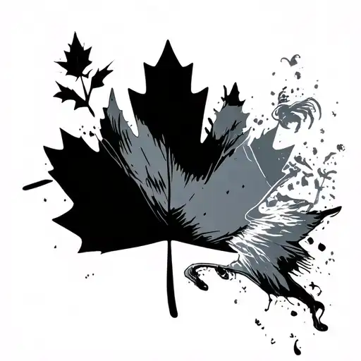 ADHD  Canadian tattoo design idea