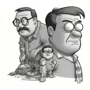family guy peter cool tattoo design idea